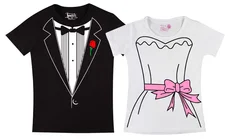 парные, смокинг и платье